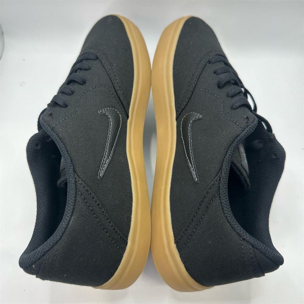 Nike SB Check Canvas Skate Shoes Black Gum Low Top Lace Up | Youth 7 / 8.5W - Picture 6 of 8